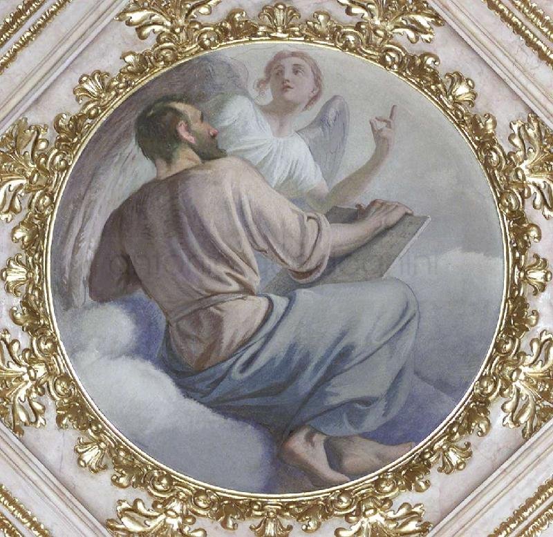 S. Matteo ev. - 1962-63 - affresco - Cattedrale di S. Alessandro - (BG)